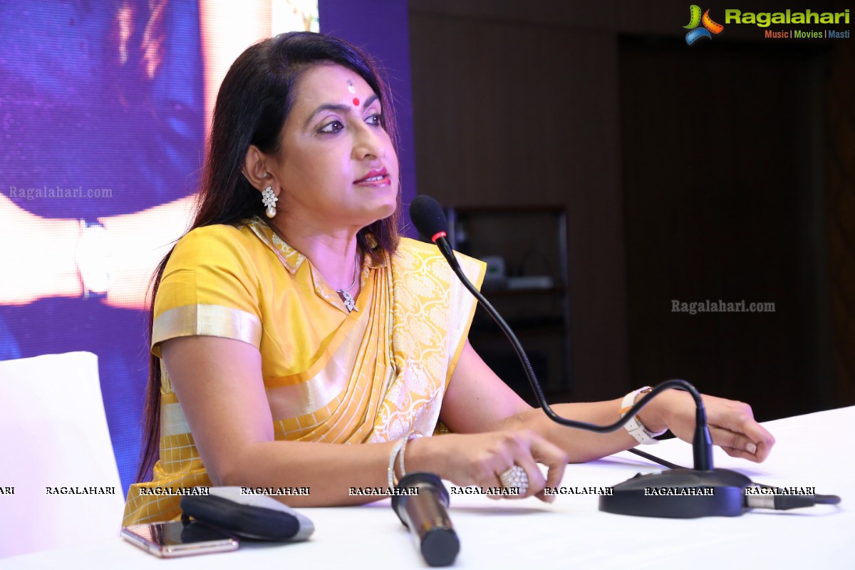 Beena Kannan Press Meet About Exhibition & Sale of Upscale Kanchipuram Sarees and Lachas at Hotel Avasa, Madhapur, Hyderabad