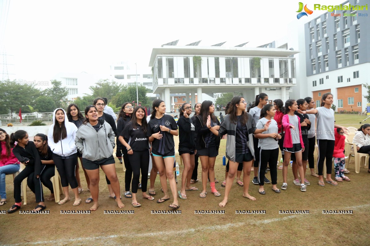 School Football League Girls Final at Birla Open Minds School, Gachibowli, Cyberabad