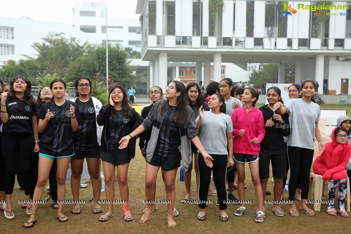 School Football League Girls Final at Birla Open Minds School, Gachibowli, Cyberabad