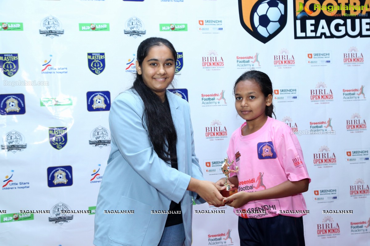 School Football League Girls Final at Birla Open Minds School, Gachibowli, Cyberabad