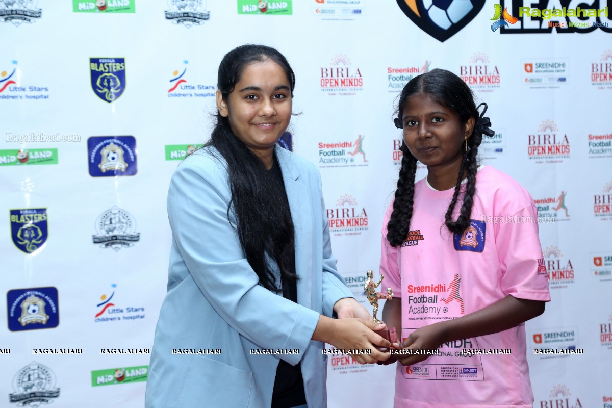 School Football League Girls Final at Birla Open Minds School, Gachibowli, Cyberabad