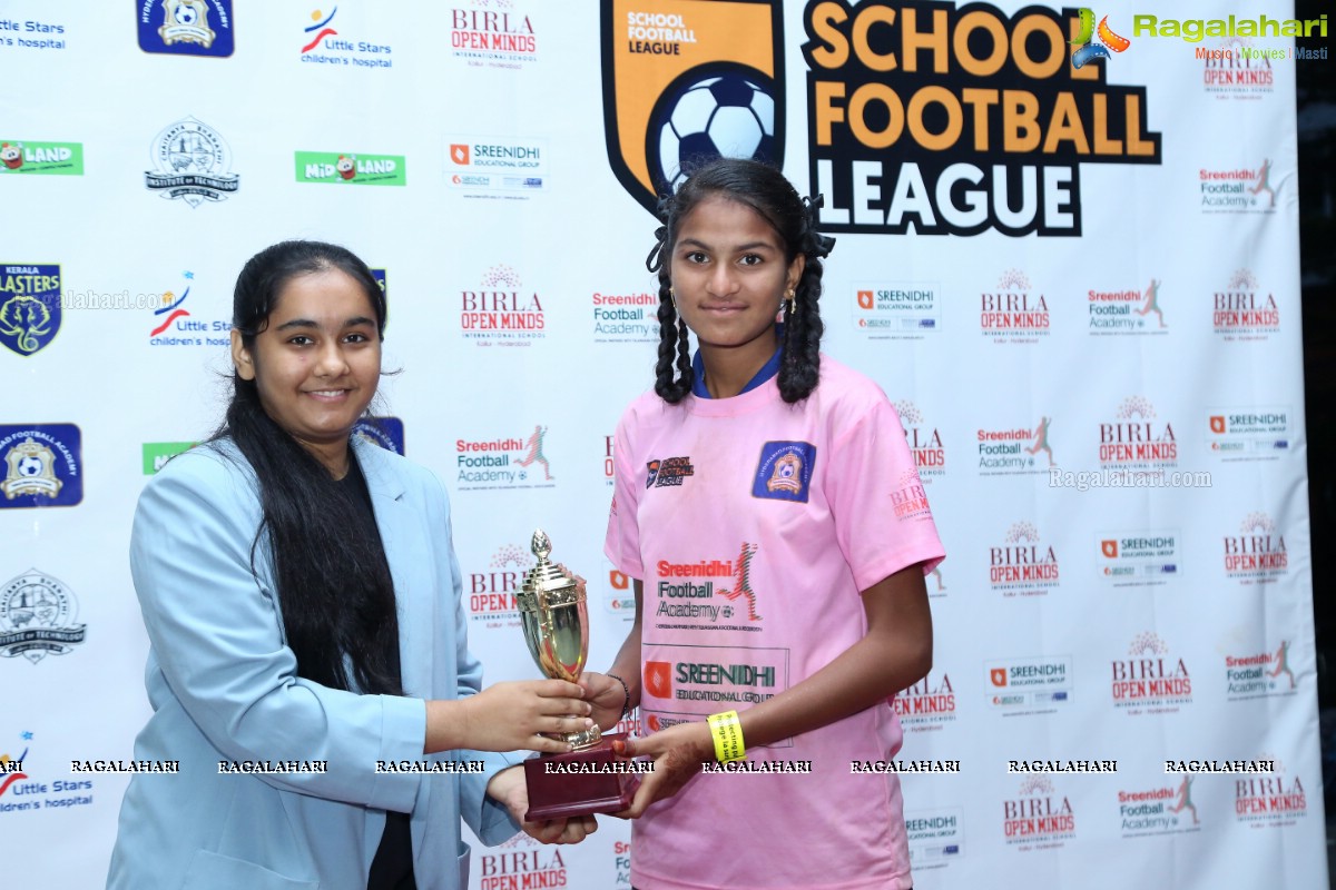 School Football League Girls Final at Birla Open Minds School, Gachibowli, Cyberabad