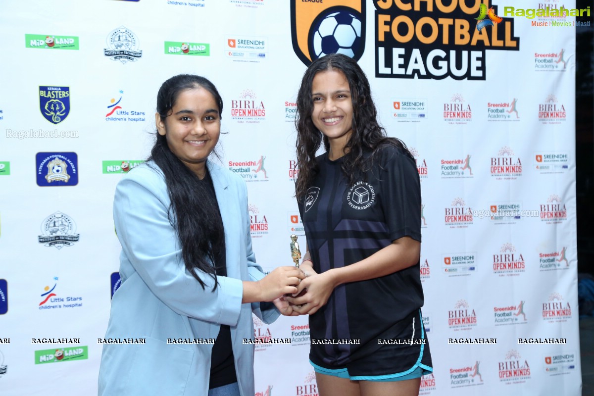 School Football League Girls Final at Birla Open Minds School, Gachibowli, Cyberabad