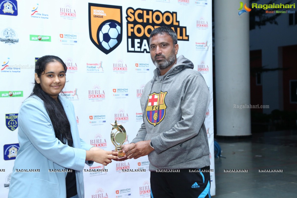 School Football League Girls Final at Birla Open Minds School, Gachibowli, Cyberabad