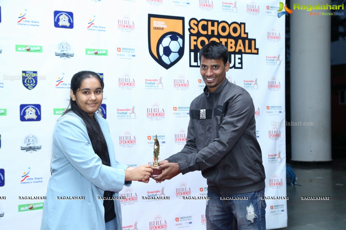 School Football League Girls Final at Birla Open Minds School, Gachibowli, Cyberabad