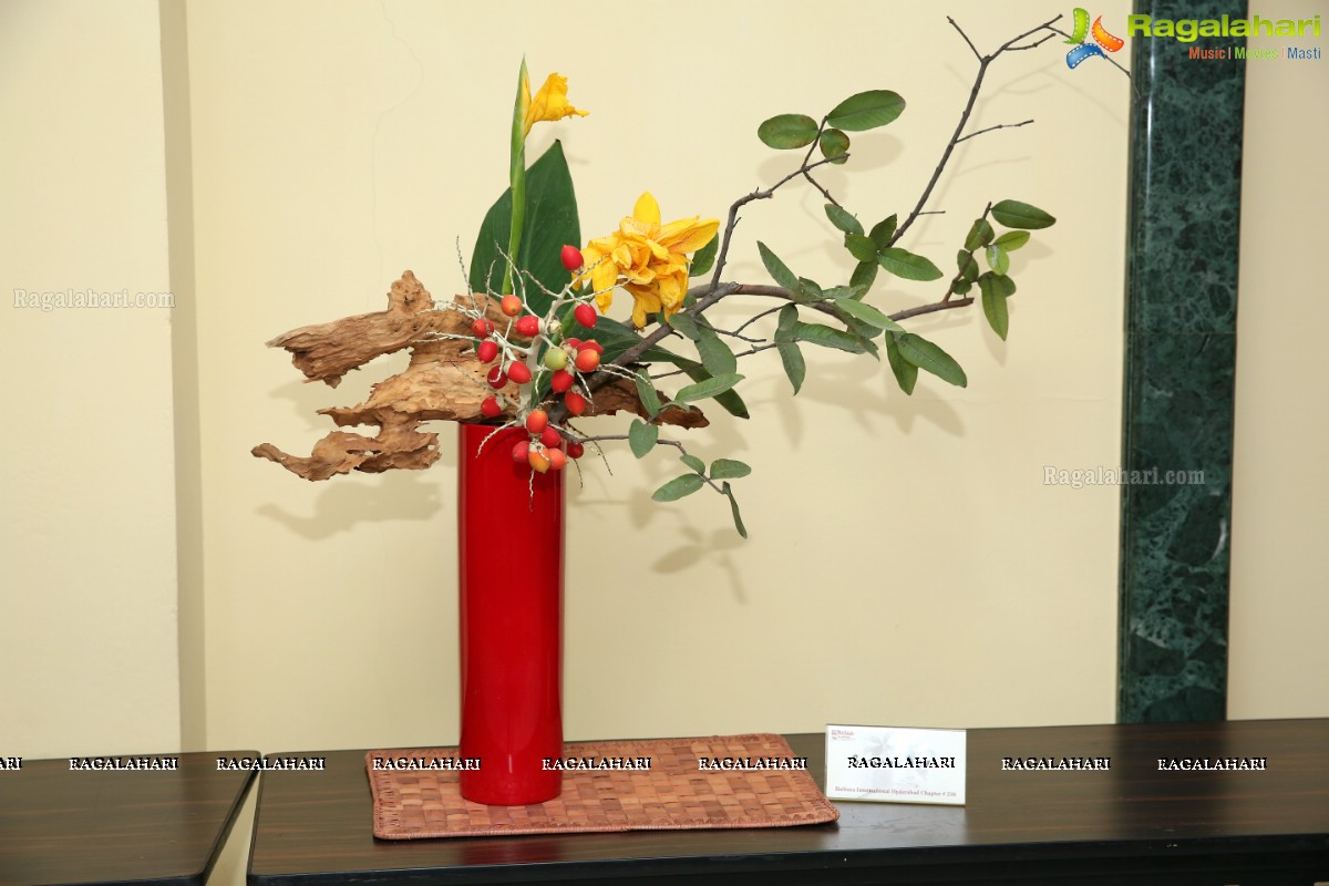 Ikebana Annual Exhibition 2019 at Hotel ITC Kakatiya