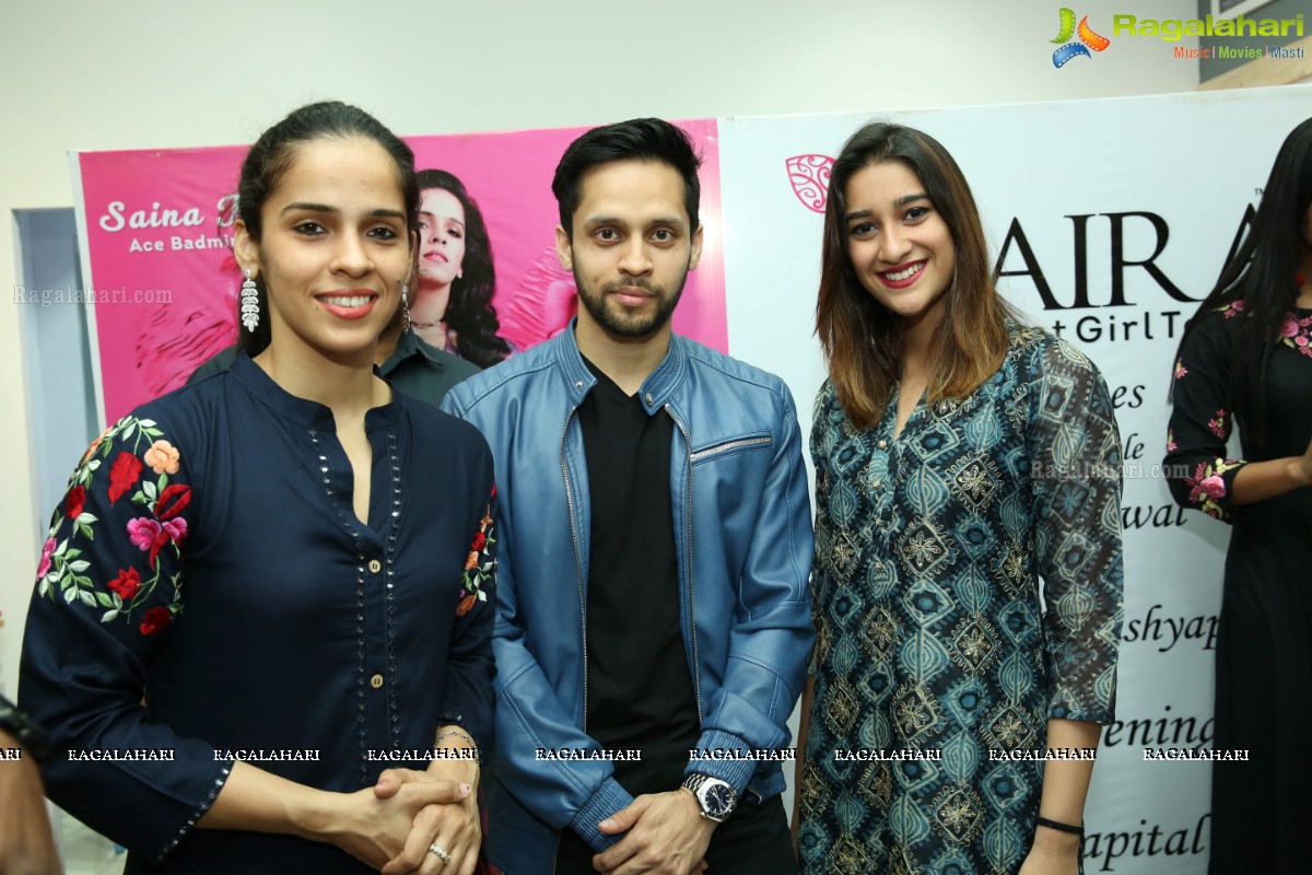 Saina Nehwal & Parupalli Kashyap Launch Kaira’s 111th Store at Saratha City Capital Mall, Kondapur