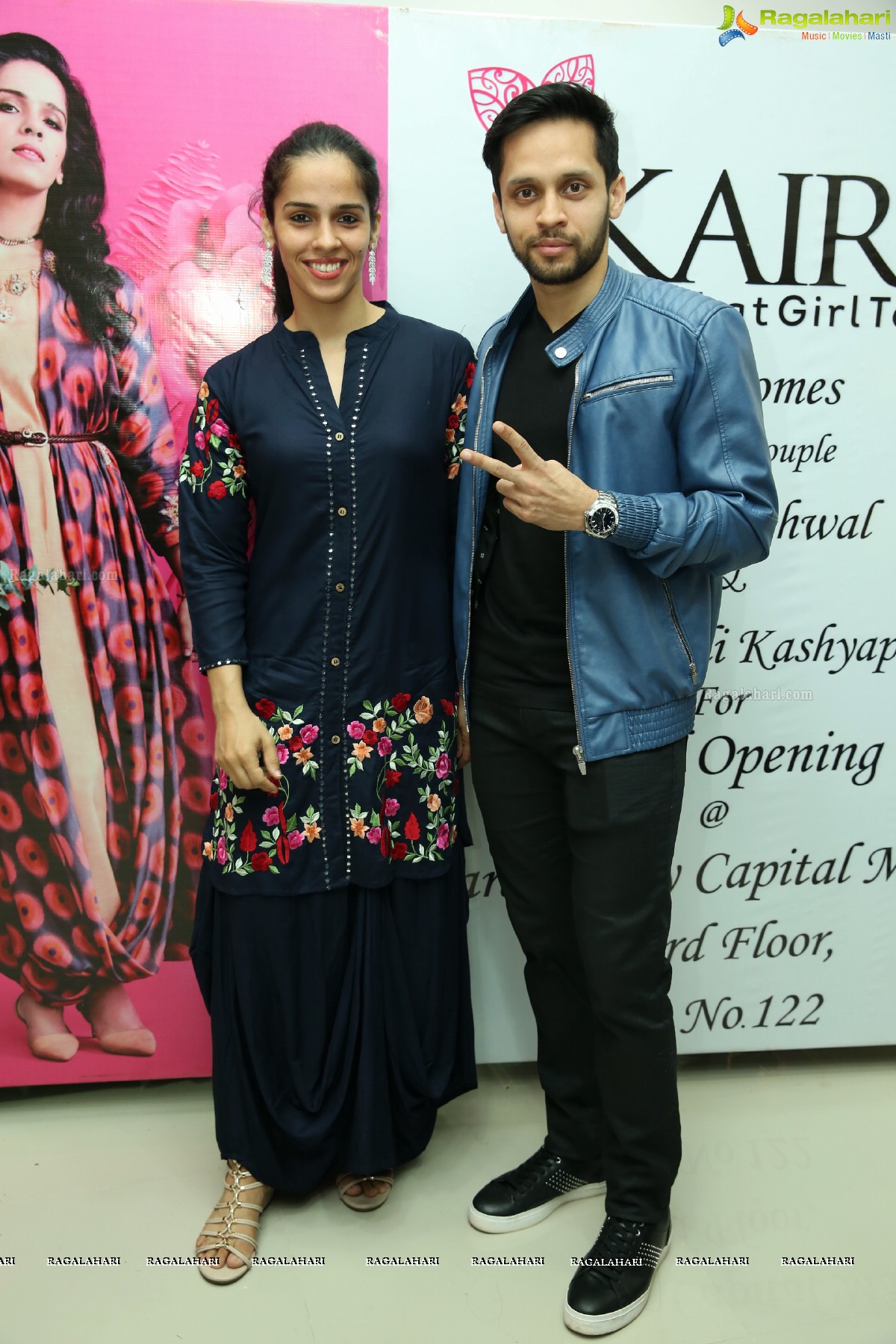 Saina Nehwal & Parupalli Kashyap Launch Kaira’s 111th Store at Saratha City Capital Mall, Kondapur