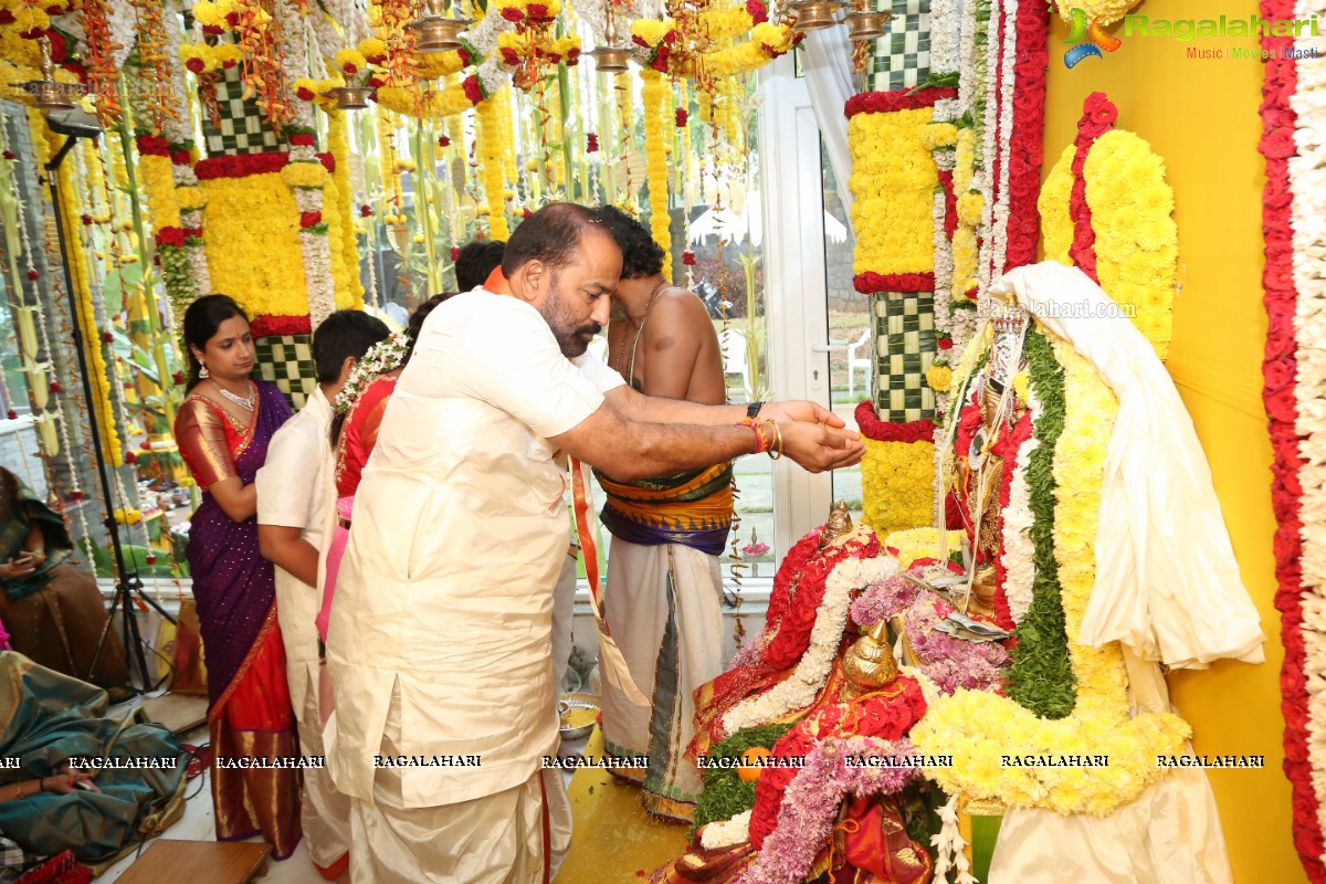 Padmavathi Srinivasa Kalyanam by Shilpa Chowdary & Family at Signature Villas