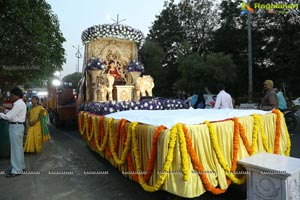 Procession Of Buddhist Monks & Followers 