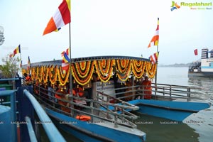 Procession Of Buddhist Monks & Followers 