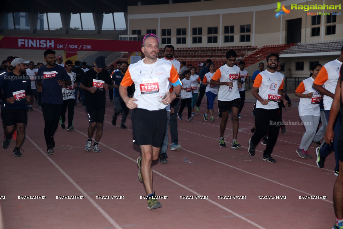 Run for a Girl Child 3rd Edition of Seva Bharathi at Gachibowli Stadium