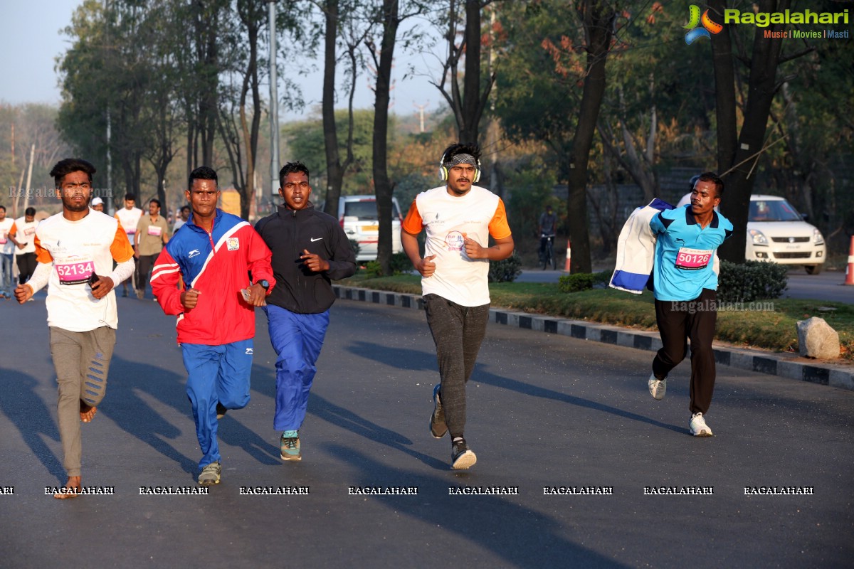 Run for a Girl Child 3rd Edition of Seva Bharathi at Gachibowli Stadium