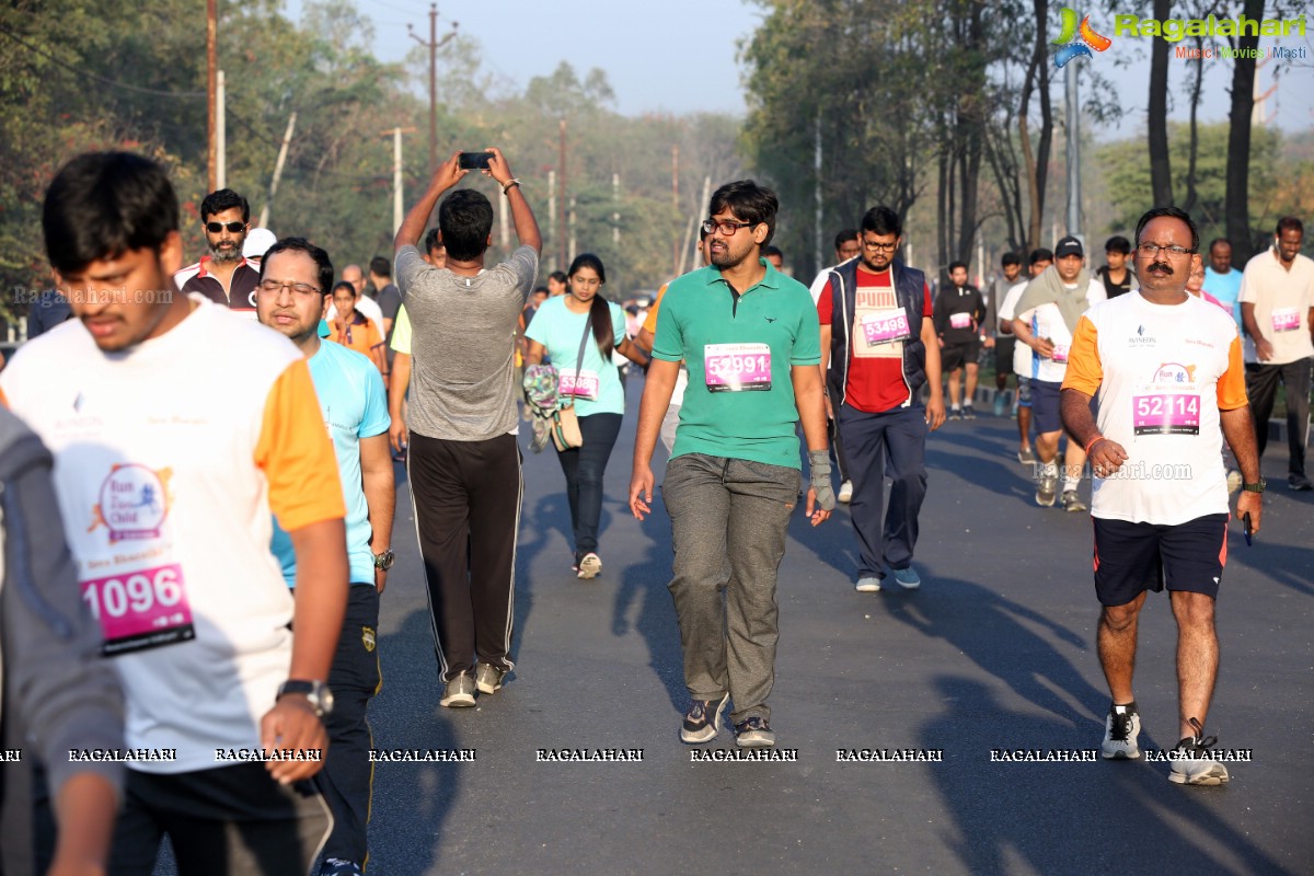 Run for a Girl Child 3rd Edition of Seva Bharathi at Gachibowli Stadium