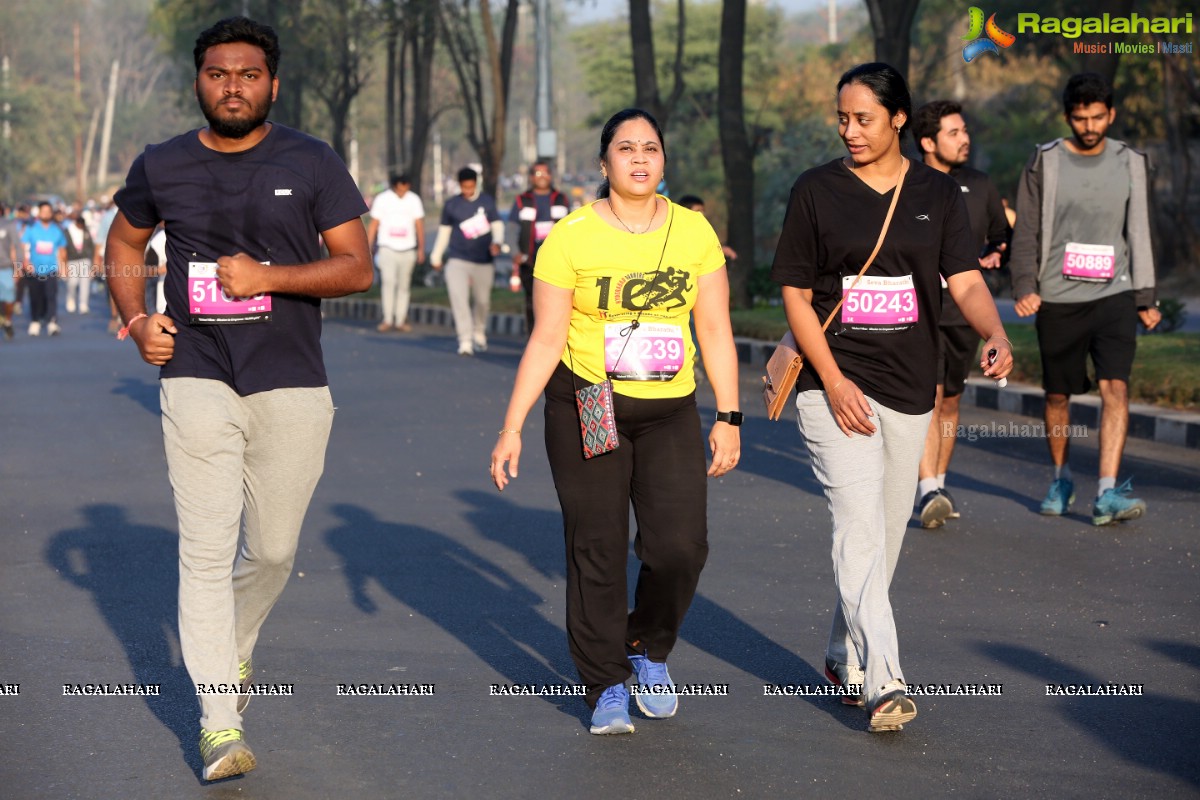 Run for a Girl Child 3rd Edition of Seva Bharathi at Gachibowli Stadium