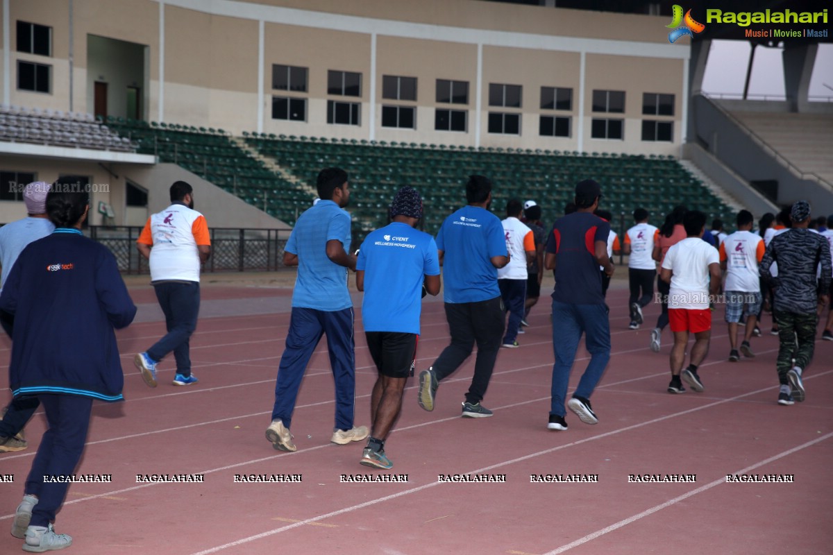 Run for a Girl Child 3rd Edition of Seva Bharathi at Gachibowli Stadium