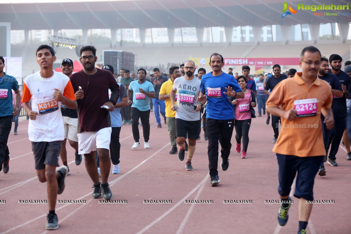 Run for a Girl Child 3rd Edition of Seva Bharathi at Gachibowli Stadium