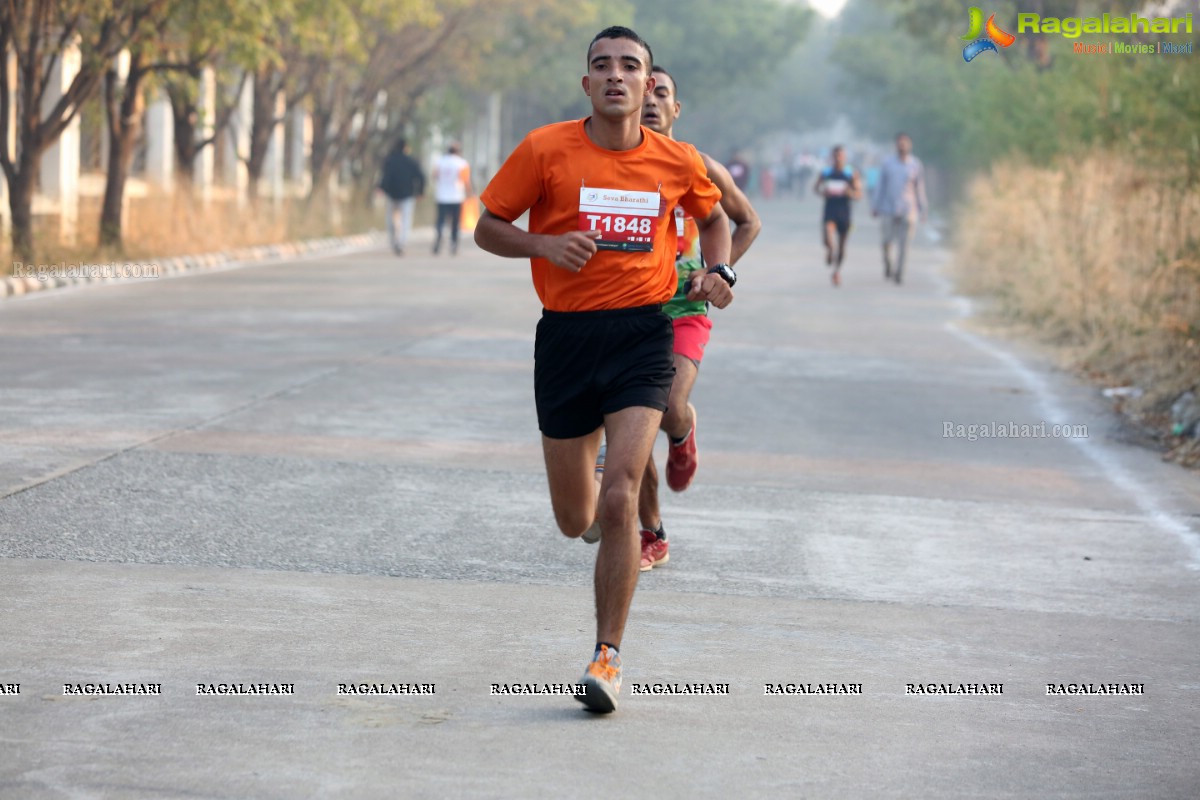 Run for a Girl Child 3rd Edition of Seva Bharathi at Gachibowli Stadium