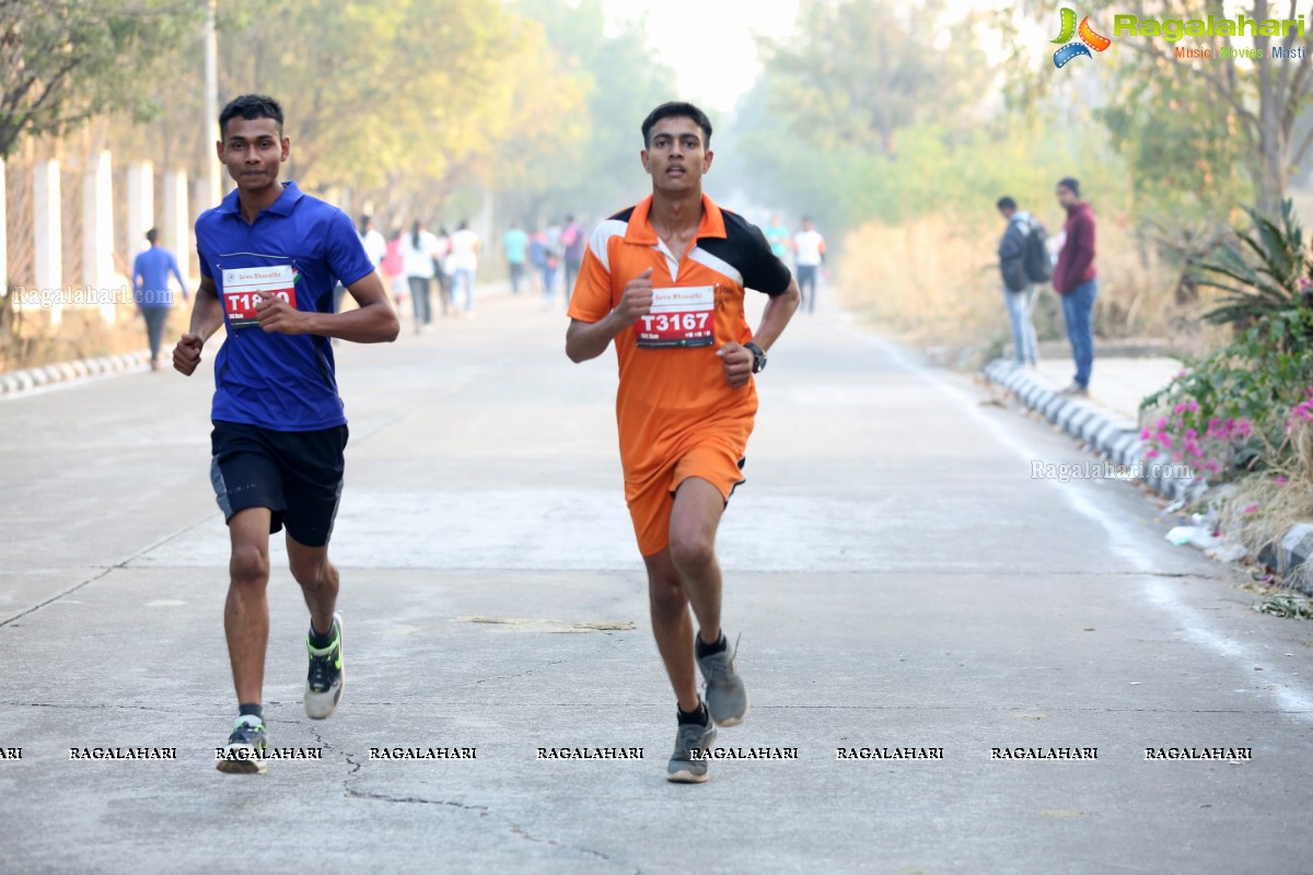 Run for a Girl Child 3rd Edition of Seva Bharathi at Gachibowli Stadium