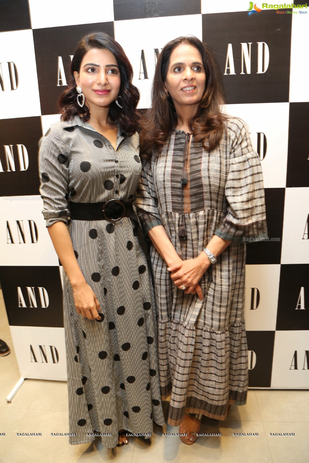 Samantha Akkineni & Anita Dongre at AND Store in Banjara Hills, Hyderabad