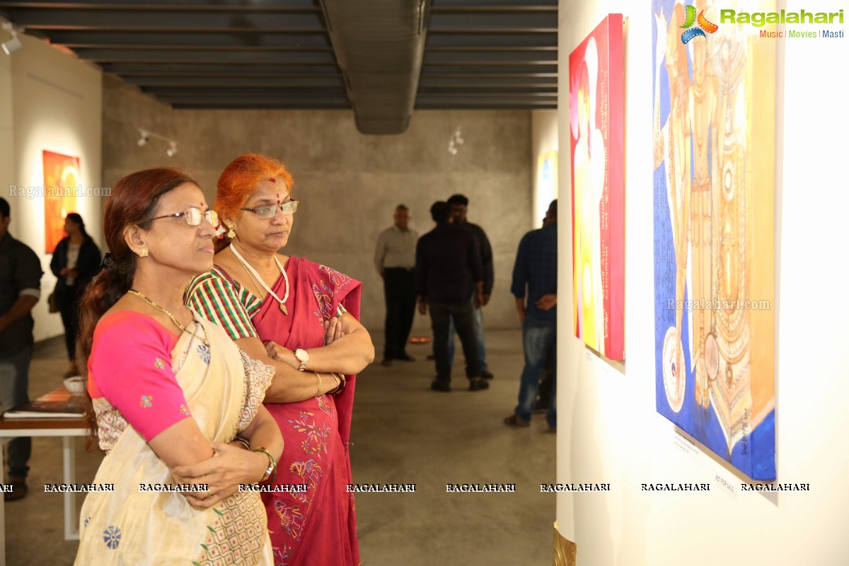 Unmasking Krishna - A Solo Art Exhibition By Srinivasa Babu Angara