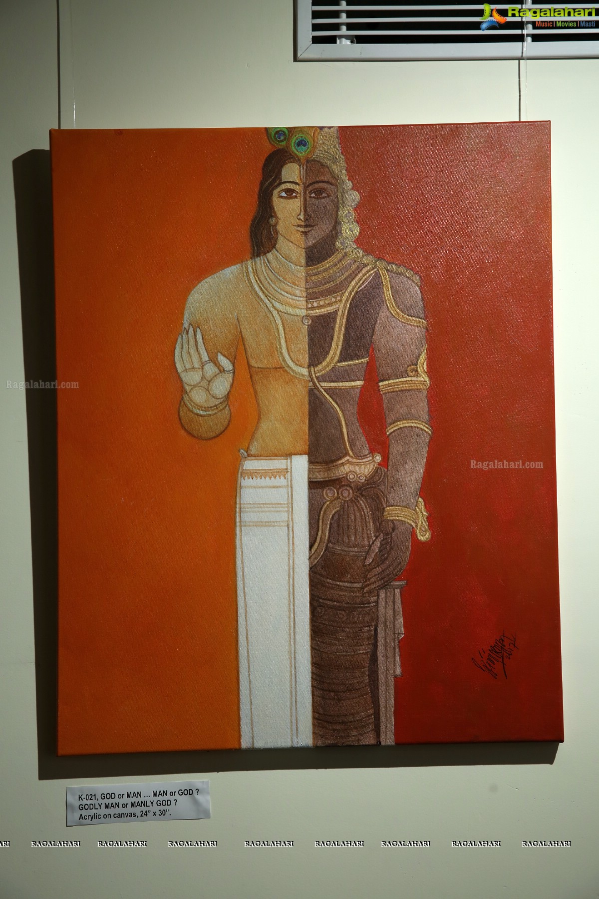 Unmasking Krishna - A Solo Art Exhibition By Srinivasa Babu Angara