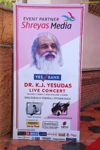 KJ Yesudas's Live Music Concert at Shilpakala Vedika