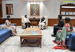 Mohan Babu and Family Meets PM Modi