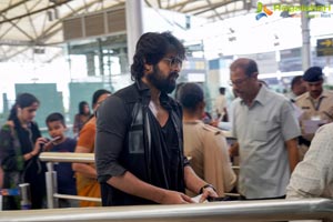 Naga Shaurya at Airport