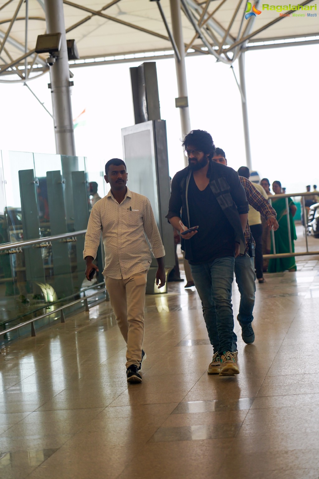 Naga Shaurya at Airport