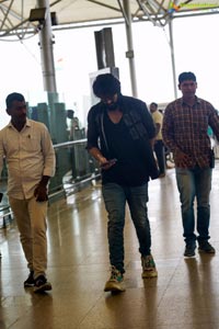 Naga Shaurya at Airport