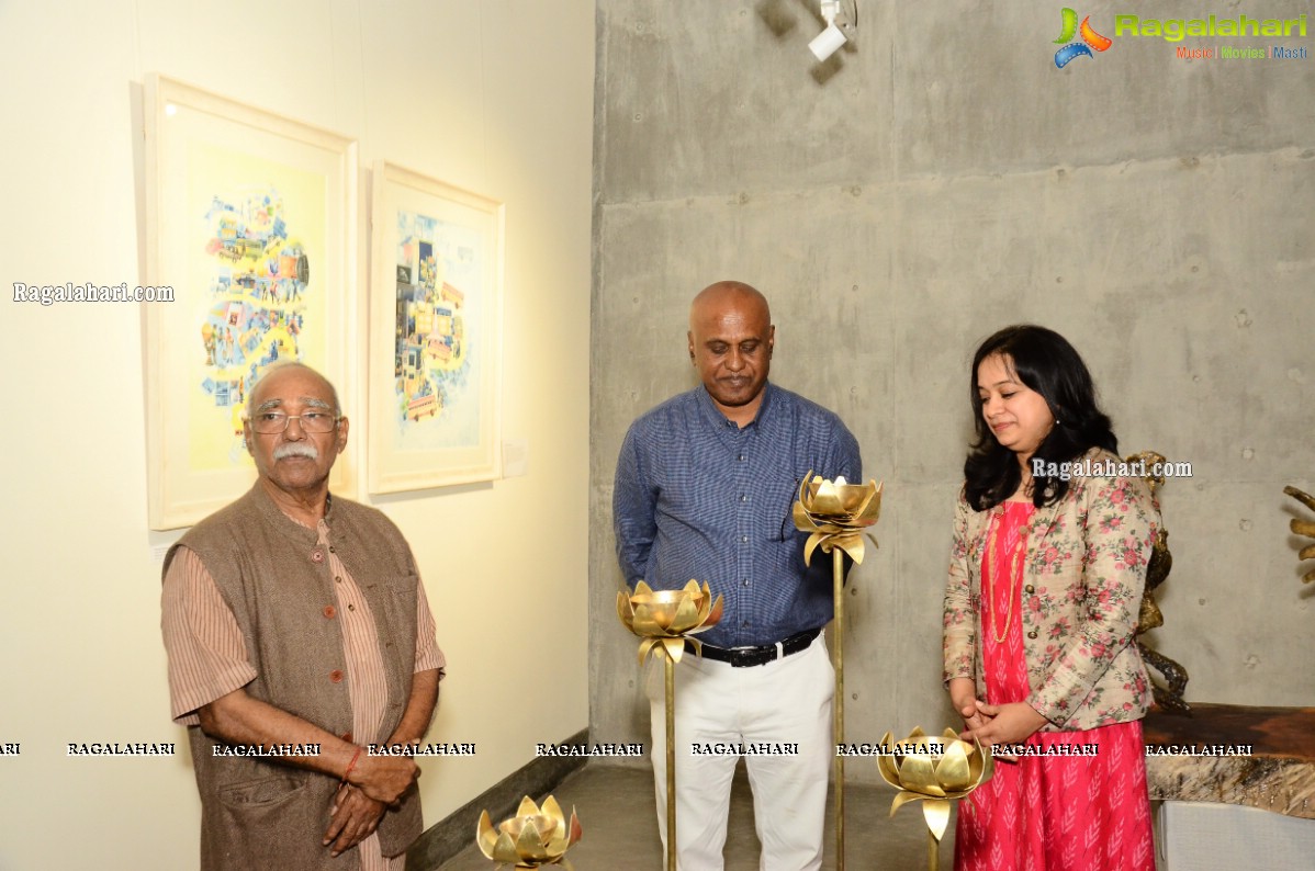 Ashtabhuji Art Show at Gallery 78, Hitex