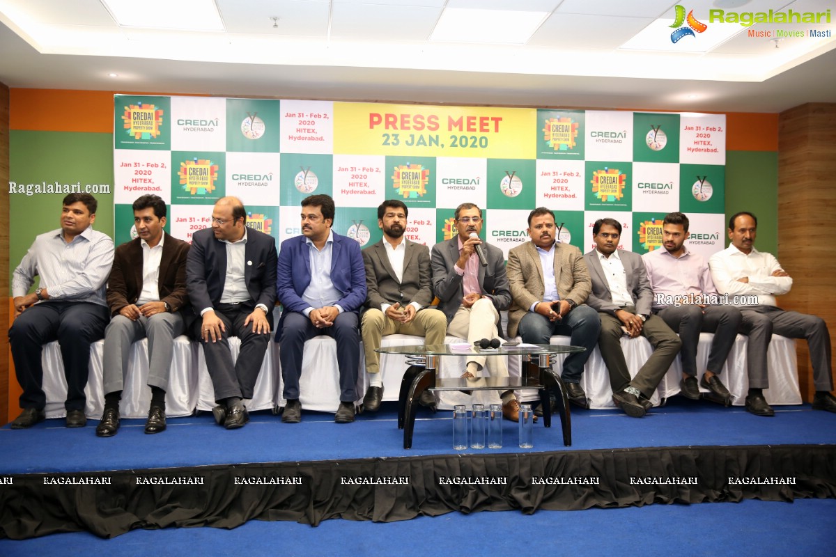 CREDAI Hyderabad Property Show 2020 Press Meet