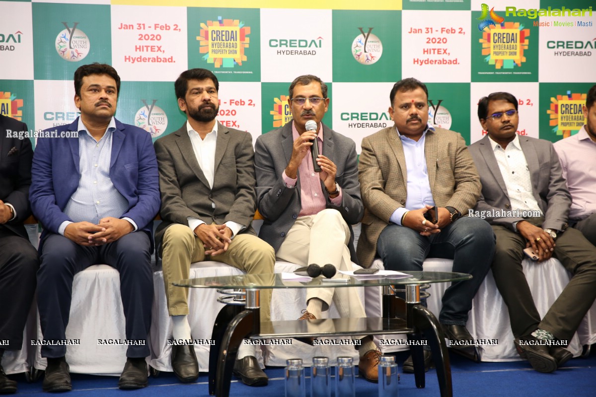 CREDAI Hyderabad Property Show 2020 Press Meet