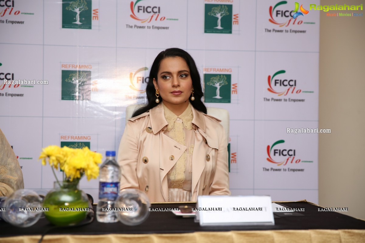 FICCI FLO Interactive Session With Kangana Ranaut at The Park, Hyderabad