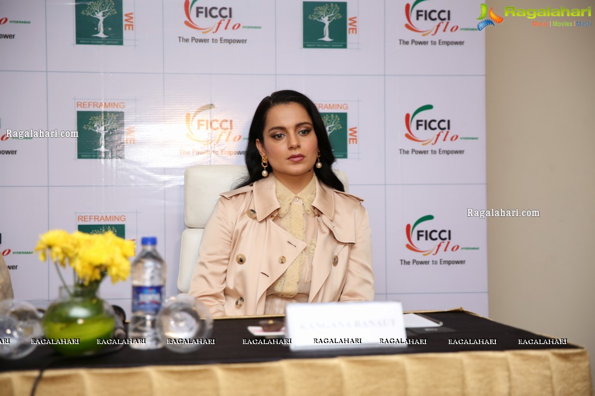 FICCI FLO Interactive Session With Kangana Ranaut at The Park, Hyderabad