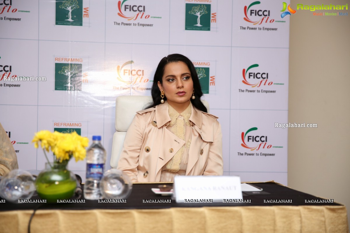 FICCI FLO Interactive Session With Kangana Ranaut at The Park, Hyderabad