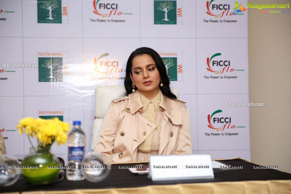 FICCI FLO Interactive Session With Kangana Ranaut at The Park, Hyderabad