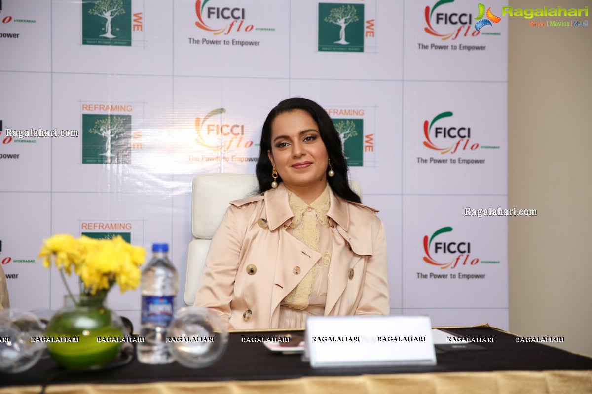 FICCI FLO Interactive Session With Kangana Ranaut at The Park, Hyderabad