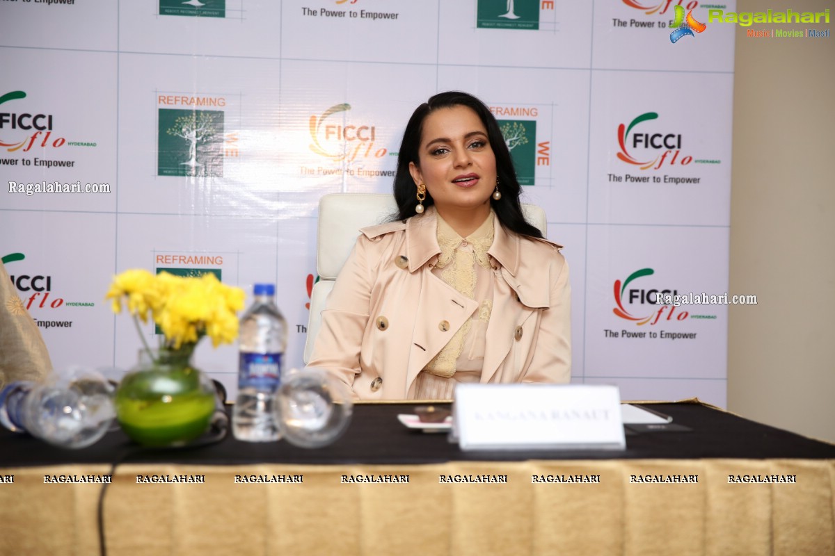 FICCI FLO Interactive Session With Kangana Ranaut at The Park, Hyderabad