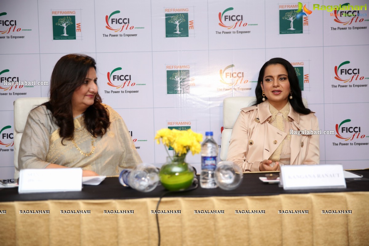 FICCI FLO Interactive Session With Kangana Ranaut at The Park, Hyderabad