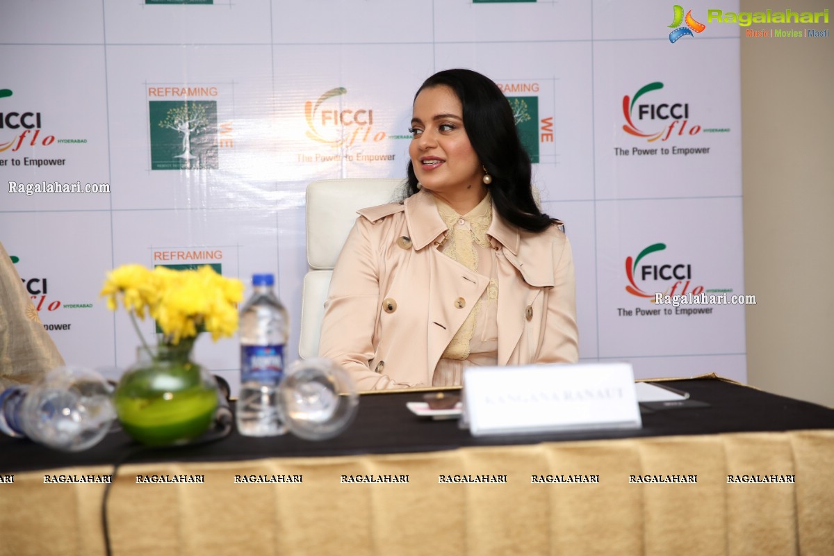 FICCI FLO Interactive Session With Kangana Ranaut at The Park, Hyderabad