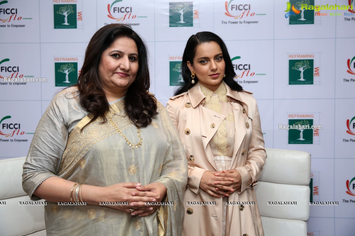 FICCI FLO Interactive Session With Kangana Ranaut at The Park, Hyderabad