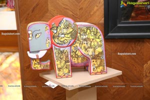 Gaja, An exhibition of painted Elephant Sculptures