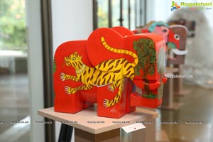 Gaja, An exhibition of painted Elephant Sculptures