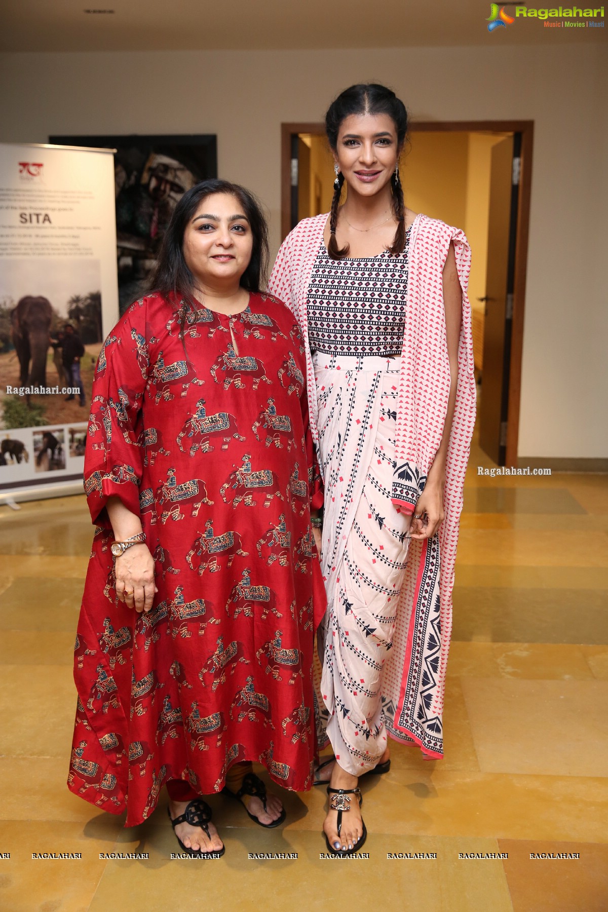 Gaja, An exhibition of painted Elephant Sculptures at Bangur House, Hyderabad