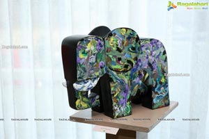 Gaja, An exhibition of painted Elephant Sculptures