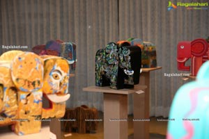 Gaja, An exhibition of painted Elephant Sculptures