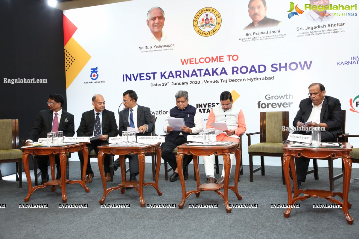 The Govt of Karnataka and FICCI, Host 'Invest Karnataka Road Show’