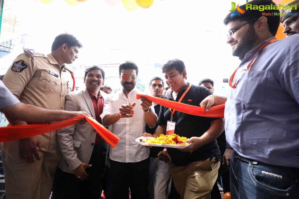 Happi Mobiles Grand Launch of 60th Store by Mega Power Star Ram Charan at Vijayawada